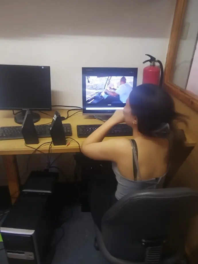 Student learning at Y2K Driving School