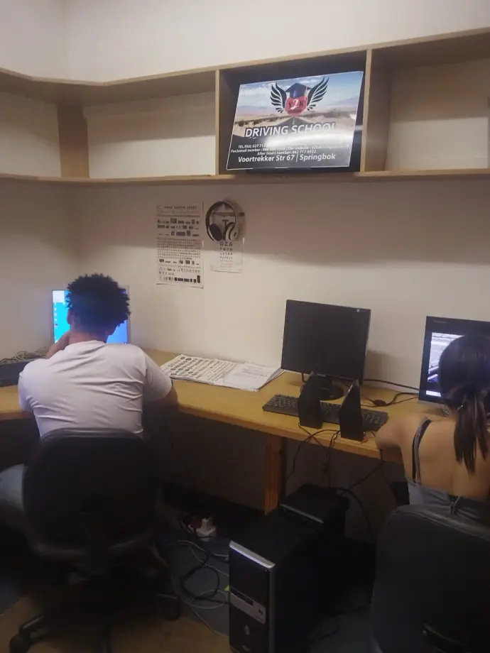 Student learning at Y2K Driving School